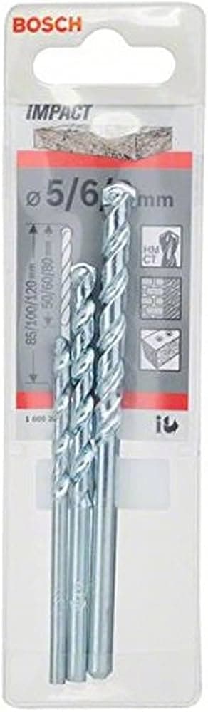 3-delni set burgija za kamen CYL-1 Bosch 1609200204, 5; 6; 8 mm