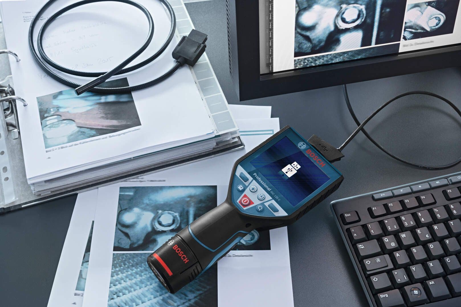 Bosch GIC 120 C Akumulatorska inspekciona kamera - slika 14