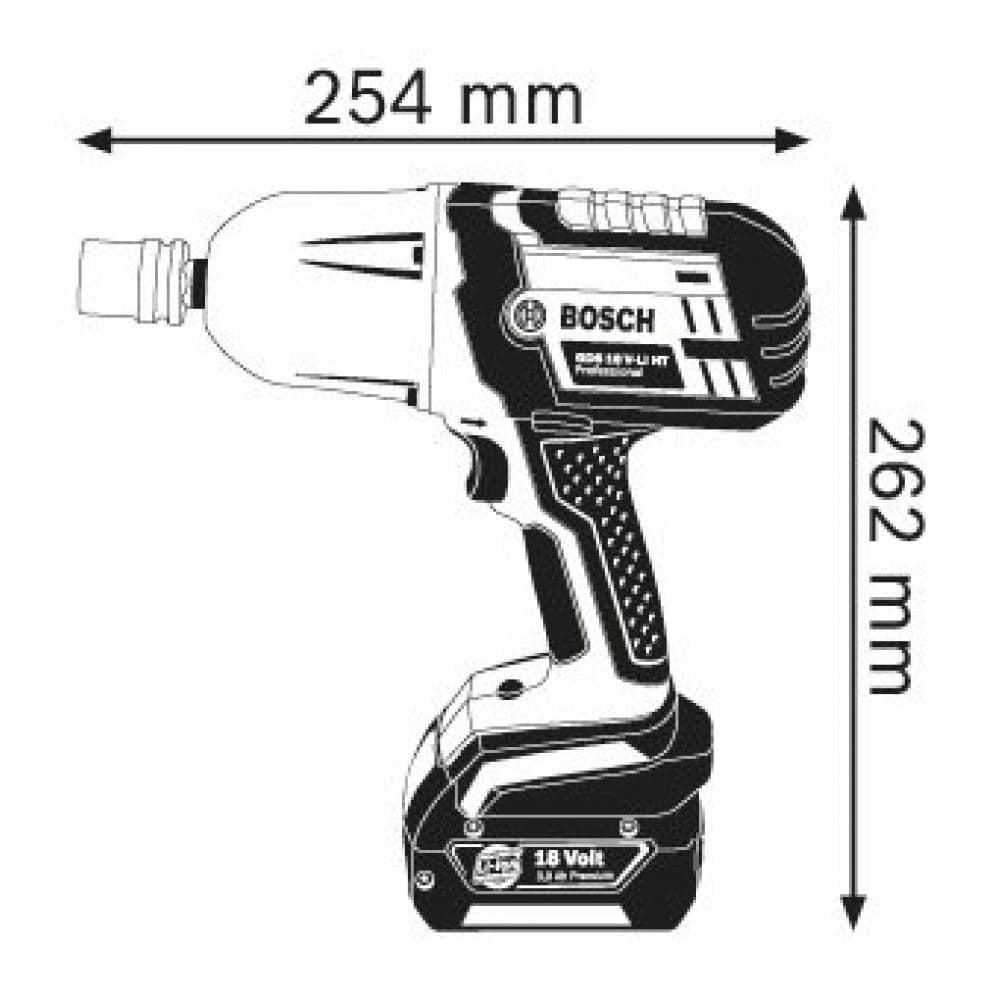 Bosch GDS 18 V-LI HT Akumulatorski udarni odvrtač, 2x5.0Ah - slika 12