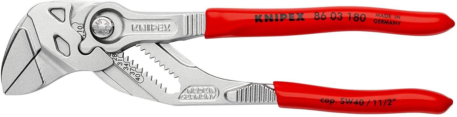 Knipex 86 03 180 ključ klešta hromirana 180 mm - slika 4