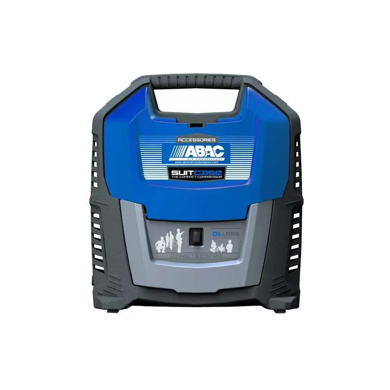 ABAC SUITCASE 0 kompresor, Oilless, 1.2kW, sa 5m spiralnog creva