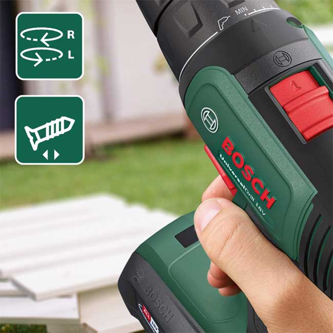Bosch UniversalDrill 18V Akumulatorska bušilica-odvrtač, 1x1.5Ah - slika 2