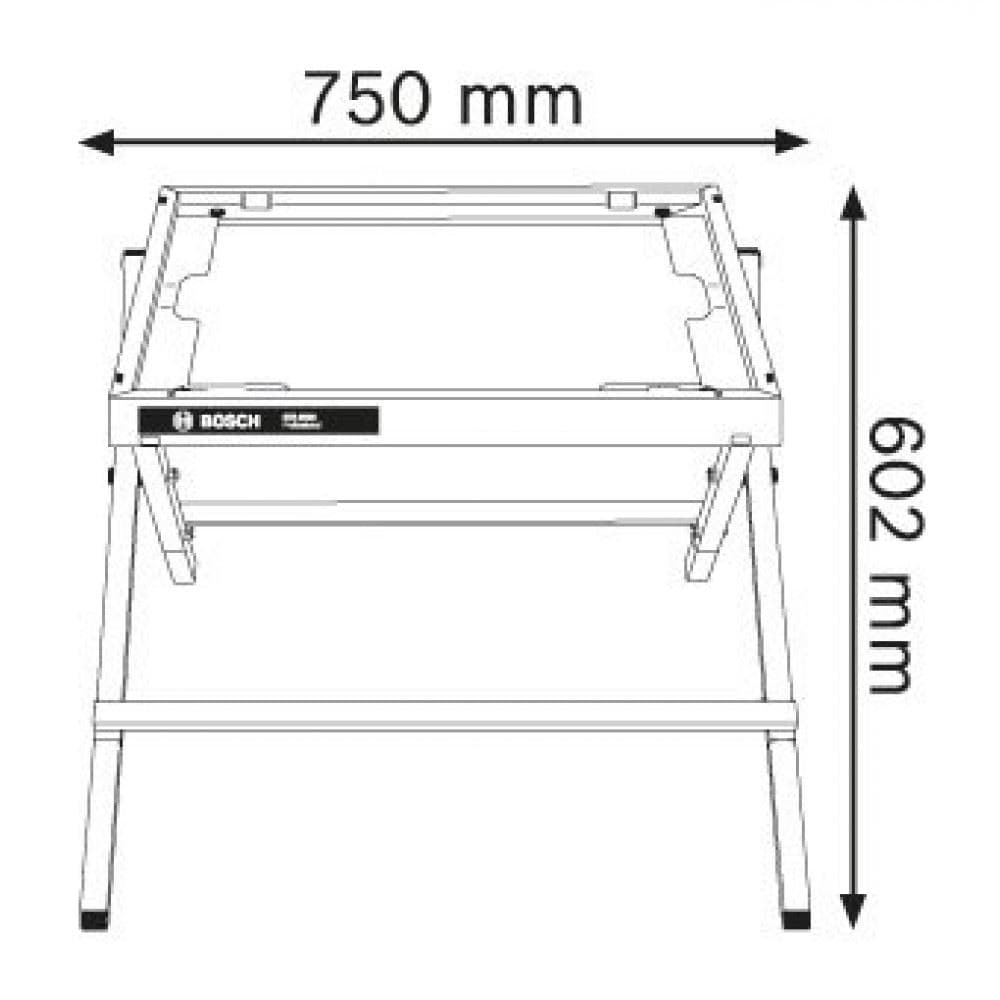 Bosch GTA 6000 Transportna i radna podloga - slika 2