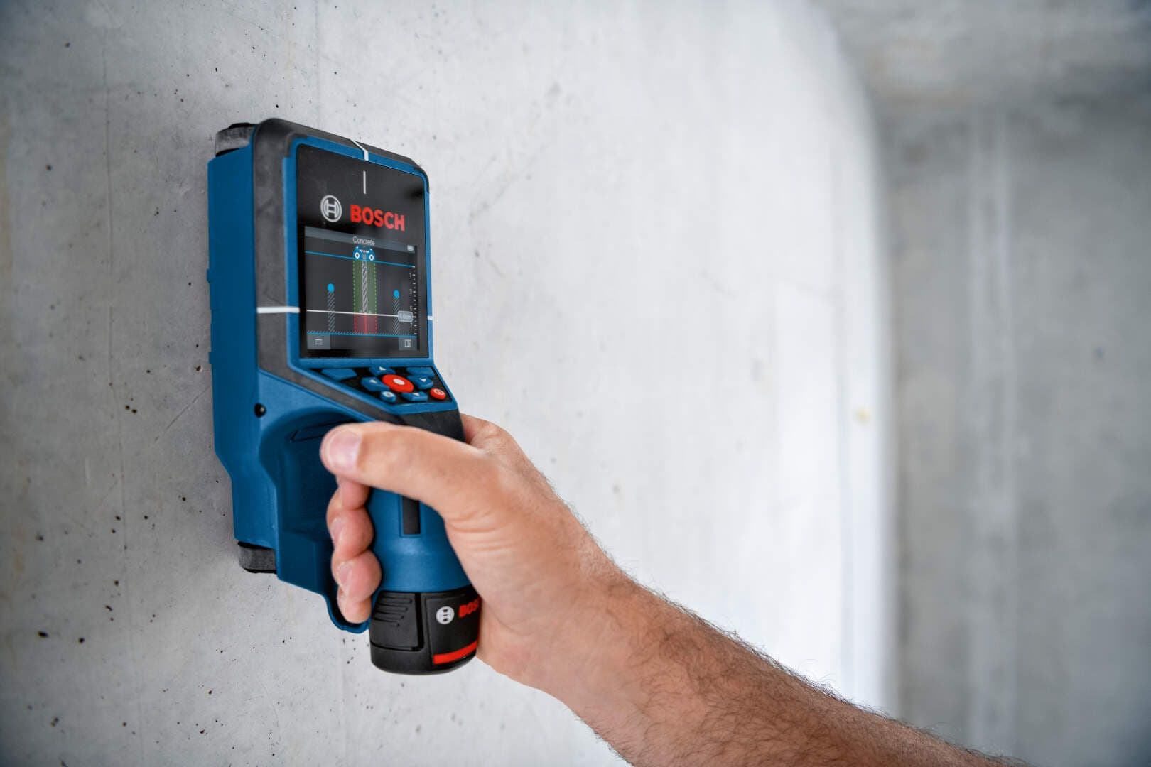 Bosch Wallscanner D-tect 200 C solo detektor struje - kablova pod naponom u L-Boxx koferu - Detektuje sve uobičajene predmete i dok vrši lako dokumentovanje - slika 6