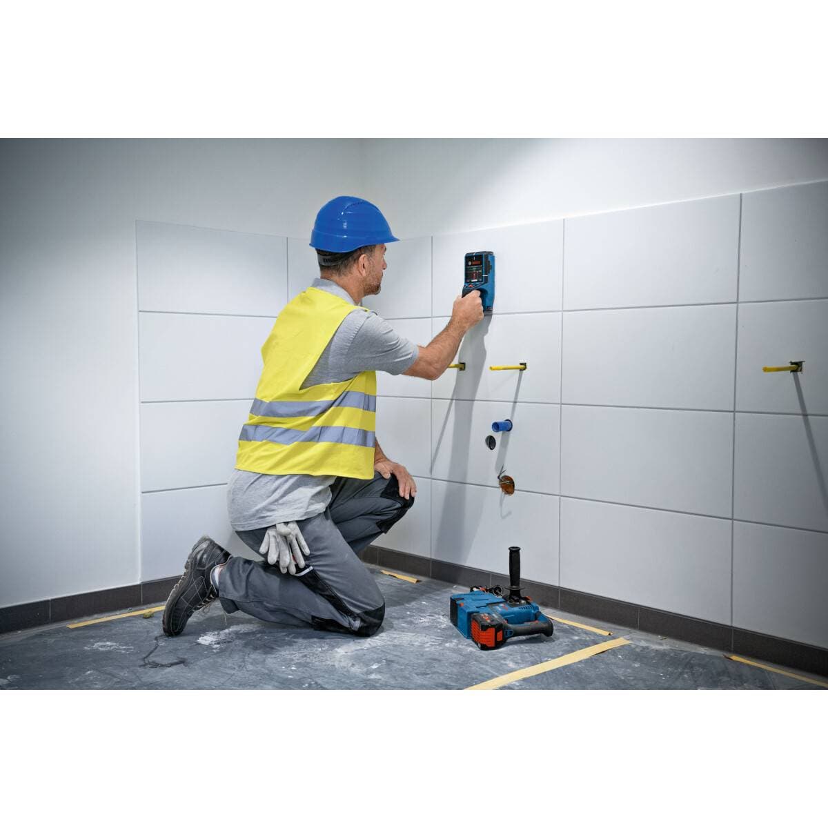 Bosch Wallscanner D-tect 200 C solo detektor struje - kablova pod naponom u L-Boxx koferu - Detektuje sve uobičajene predmete i dok vrši lako dokumentovanje - slika 4
