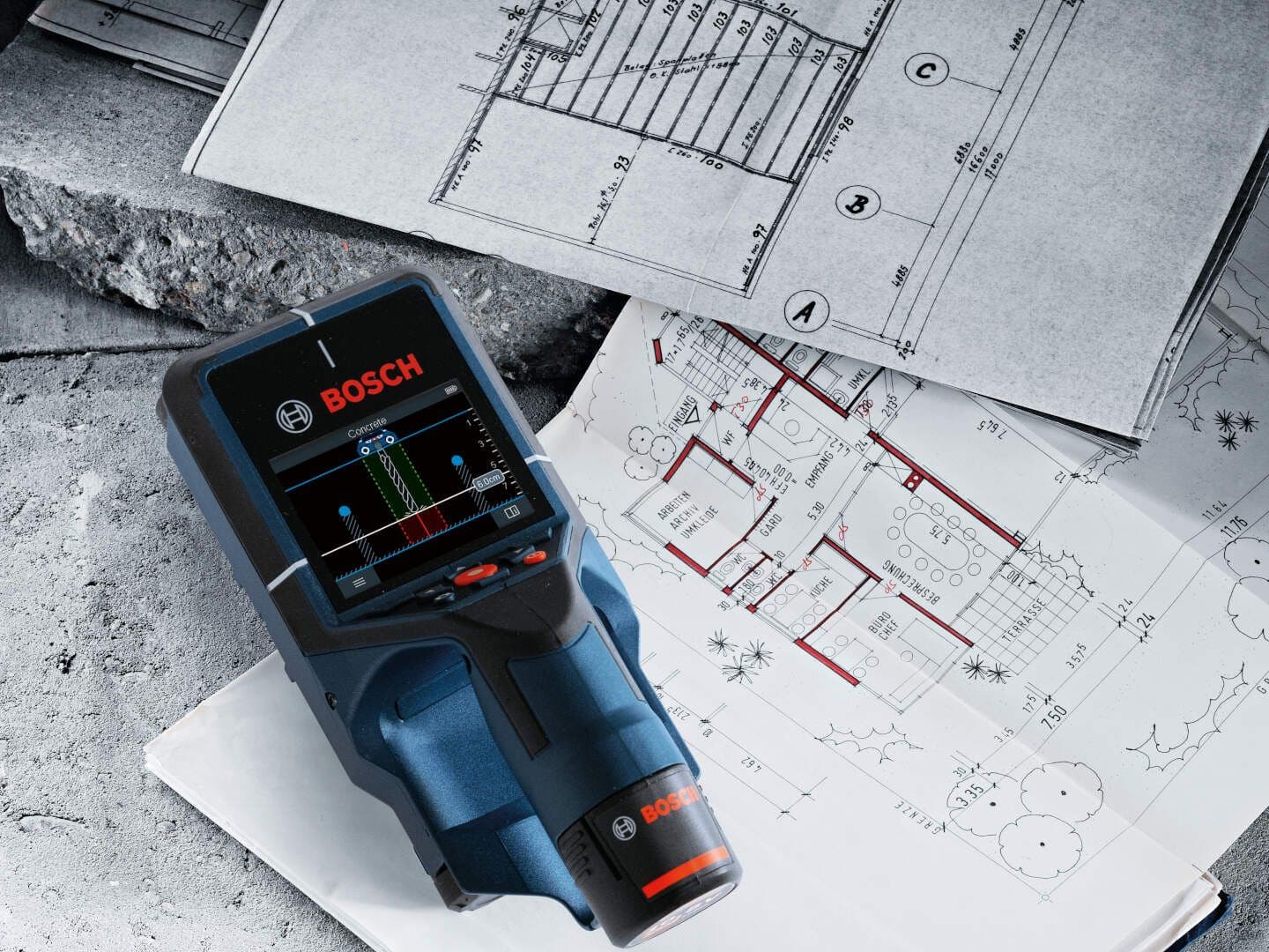 Bosch Wallscanner D-tect 200 C solo detektor struje - kablova pod naponom u L-Boxx koferu - Detektuje sve uobičajene predmete i dok vrši lako dokumentovanje - slika 7