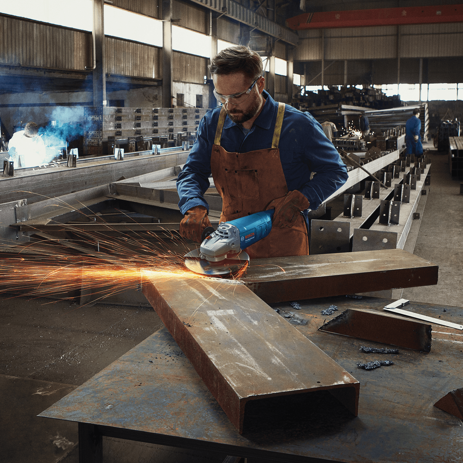 Bosch GWS 2200-180 Ugaona brusilica velika, 2.200W, 180mm - slika 4