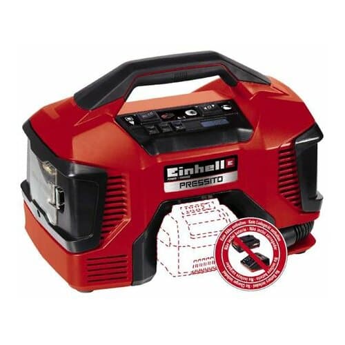 Einhell akumulatorski hibridni kompresor Pressito Power X-Change TE-AC 18/11 Li AC - Solo - slika 2