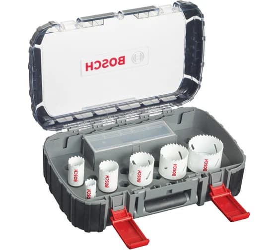 Bosch 9-delni set testera za otvore Progressor za električare 22; 29; 35; 44; 51; 65 mm - 2608580874