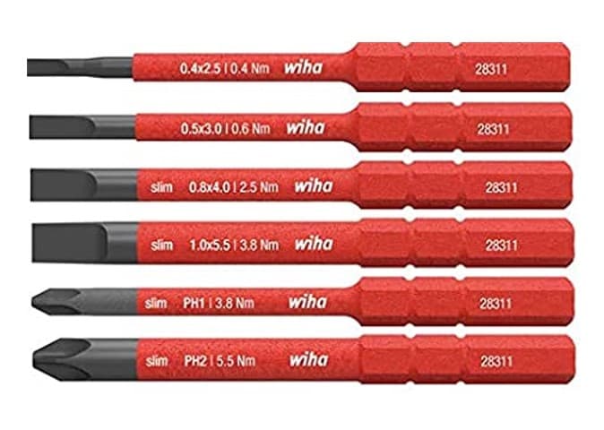 Wiha 36069 Izolovani SoftFinish odvijač sa izmenljivim nastavcima, 7 delova - slika 2