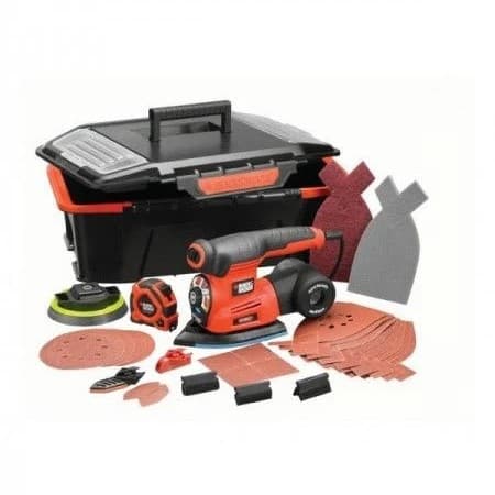 Black+Decker vibraciona brusilica 220W 4 u 1 set KA280AST2