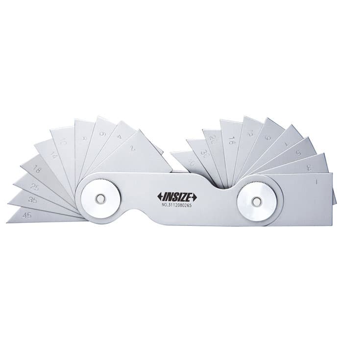 Insize 4806-20 Šabloni za uglove 1-45° 20/1