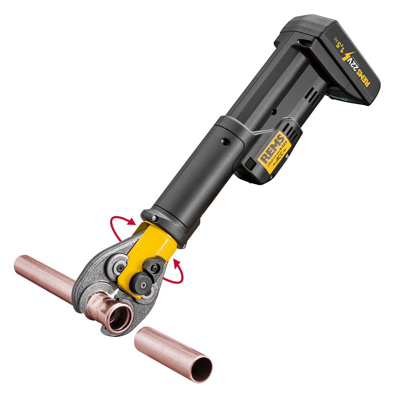 REMS 578015 Mini-Press S 22 V ACC Basic-Pack Akumulatorska radijalna presa Ø 10 – 40 mm - slika 6