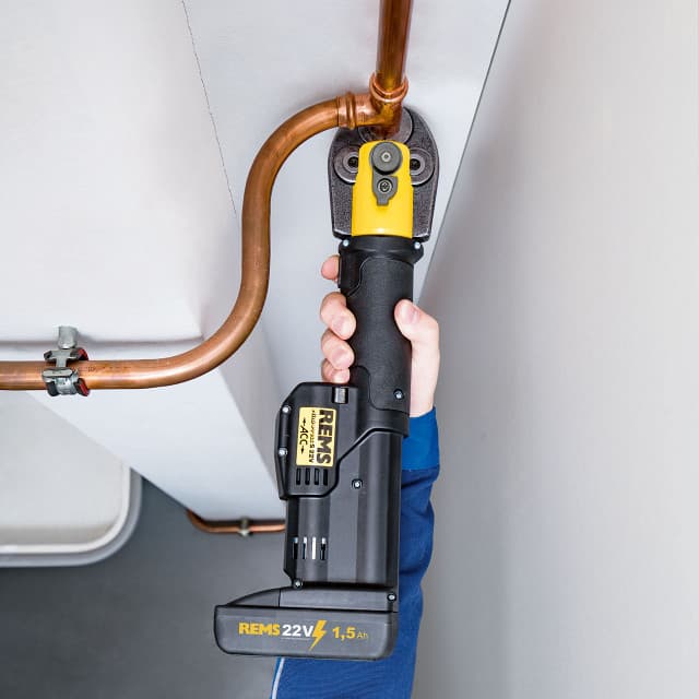 REMS 578007 Mini-Press S 22 V ACC Basic-Pack\P Akumulatorska radijalna presa Ø 10 – 40 mm, L-Boxx, Solo - slika 3