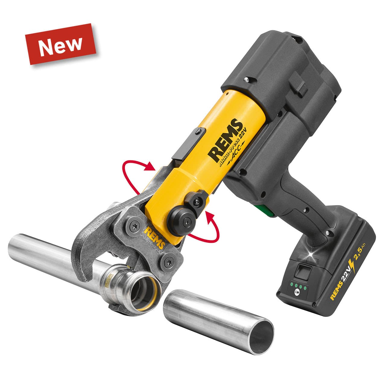 REMS 576010 Akumulatorska radijalna presa ACC Basic-Pack 22V 2,5Ah - slika 2