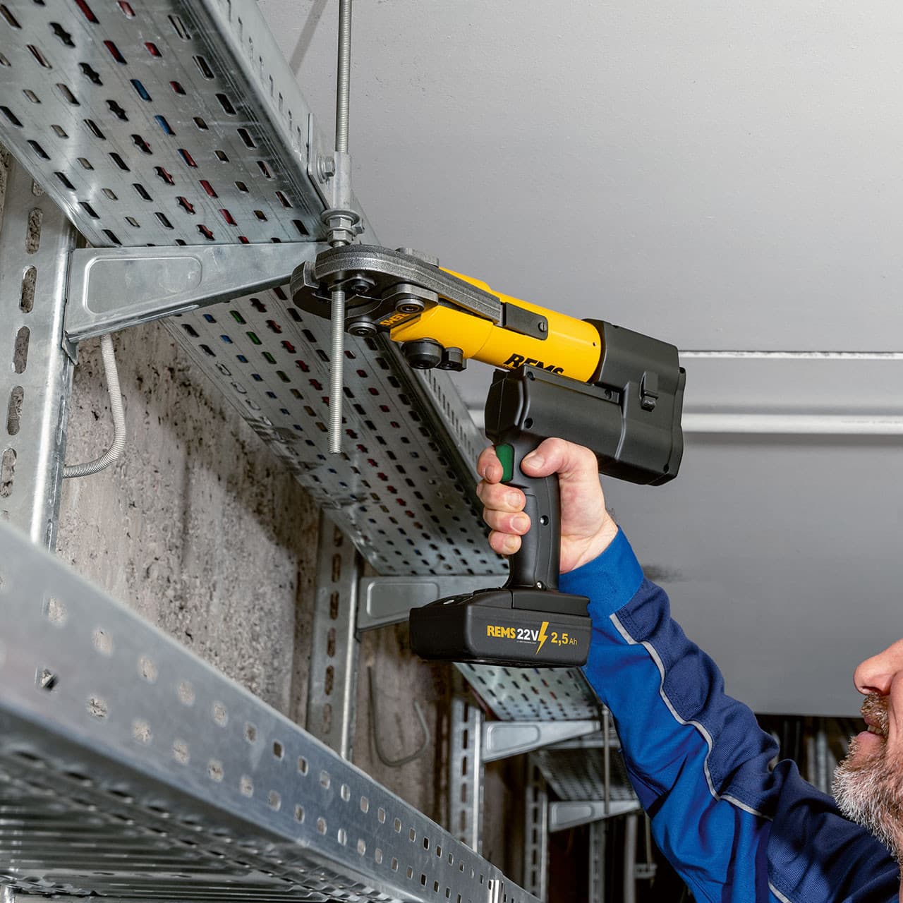 REMS 576010 Akumulatorska radijalna presa ACC Basic-Pack 22V 2,5Ah - slika 5