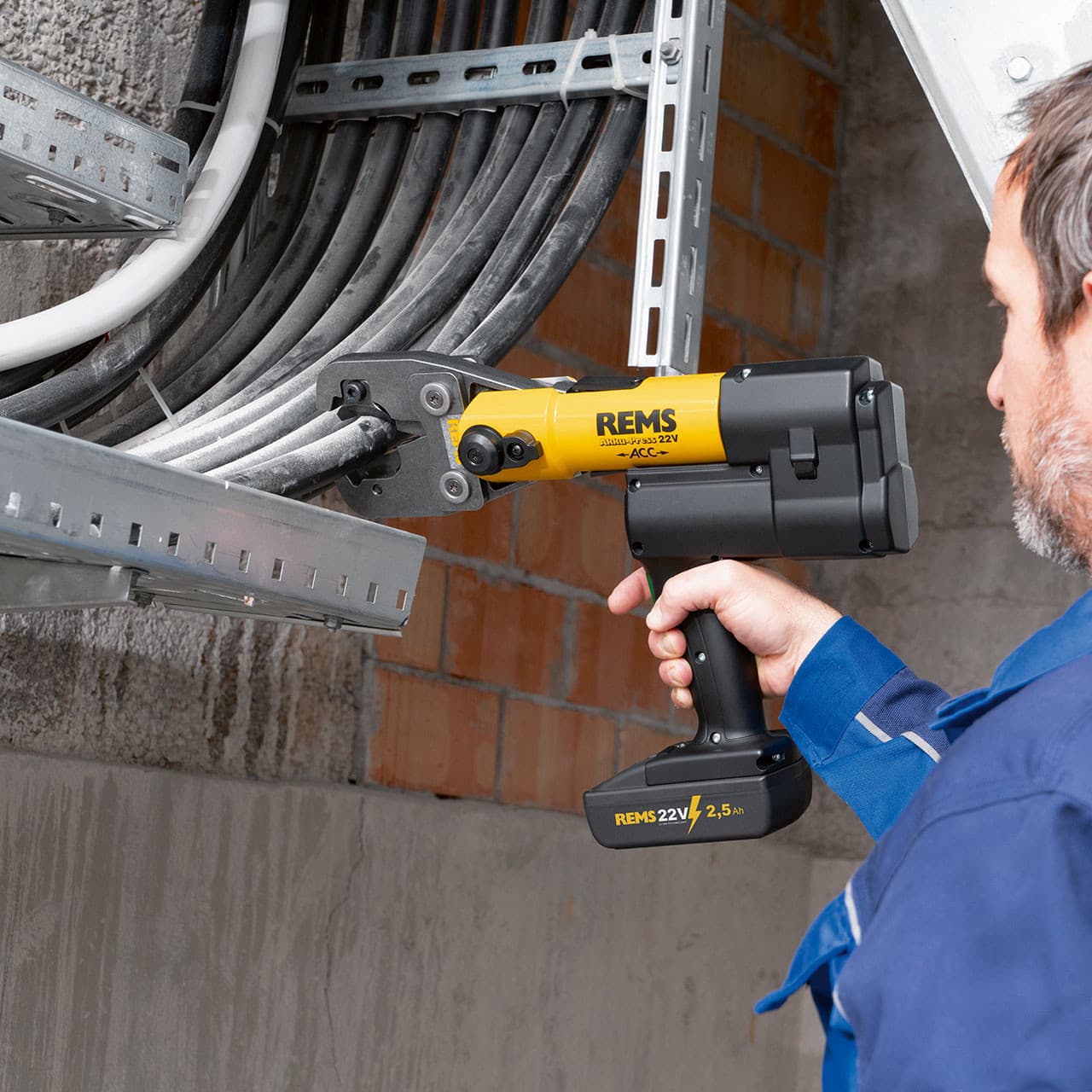 REMS 576001 Akumulatorska radijalna presa ACC Basic-Pack\P 22V 2,5Ah, Solo - slika 5