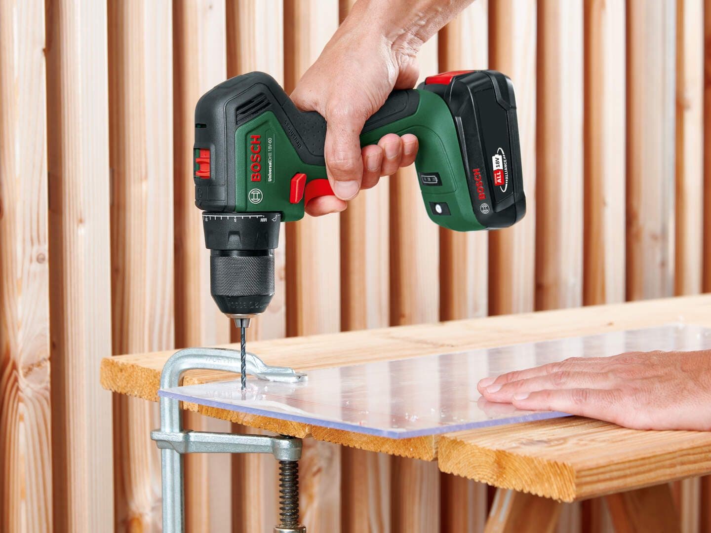 Bosch UniversalDrill 18V-60 Akumulatorska bušilica - odvrtač, 1 x 2,0Ah 06039D7001 - slika 3