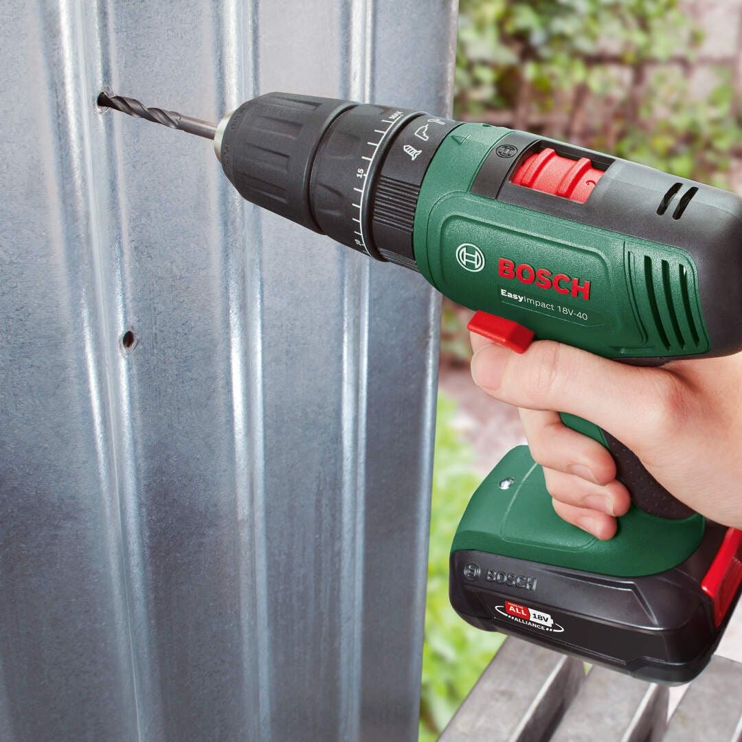 Bosch akumulatorska vibraciona bušilica, odvrtač EasyImpact 18V-40, 1x2,0 Ah, 06039D8107 - slika 4