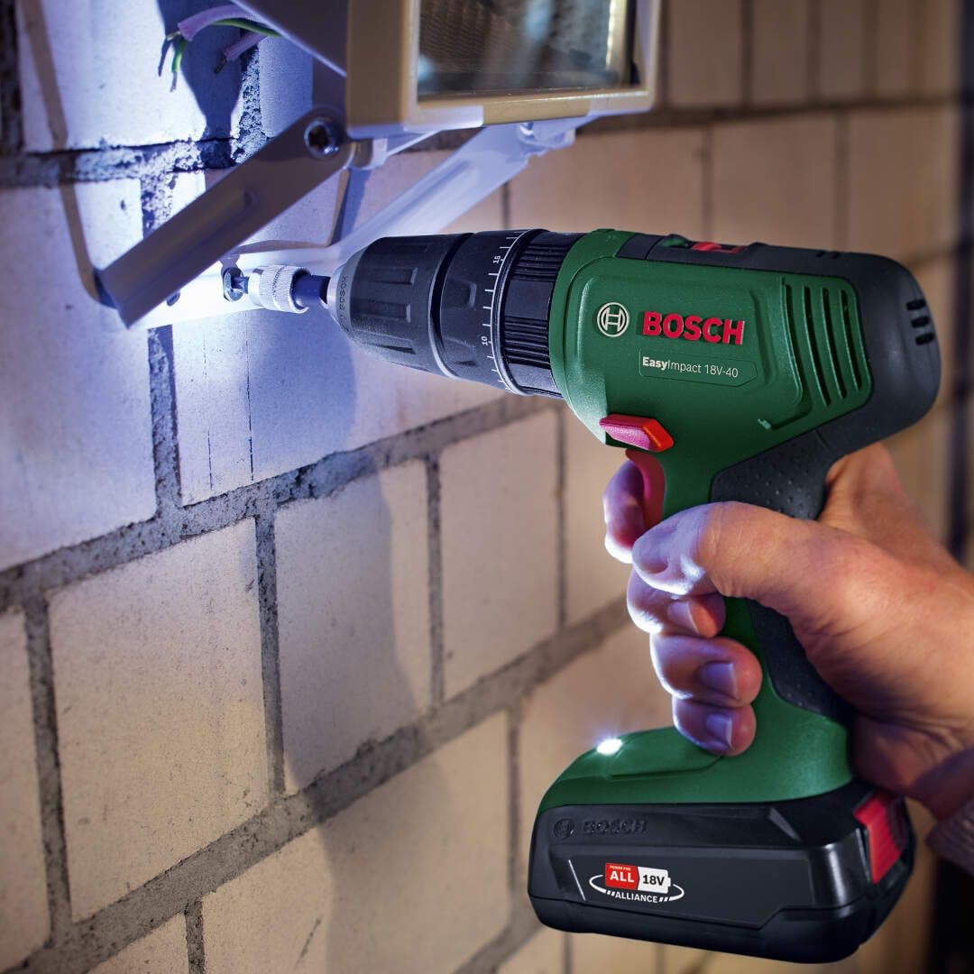 Bosch akumulatorska vibraciona bušilica, odvrtač EasyImpact 18V-40, 1x2,0 Ah, 06039D8107 - slika 5