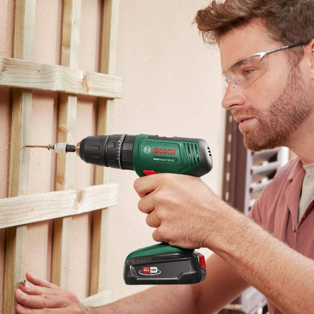 Bosch akumulatorska vibraciona bušilica, odvrtač EasyImpact 18V-40, 2x2,0 Ah, 06039D8108 - slika 4