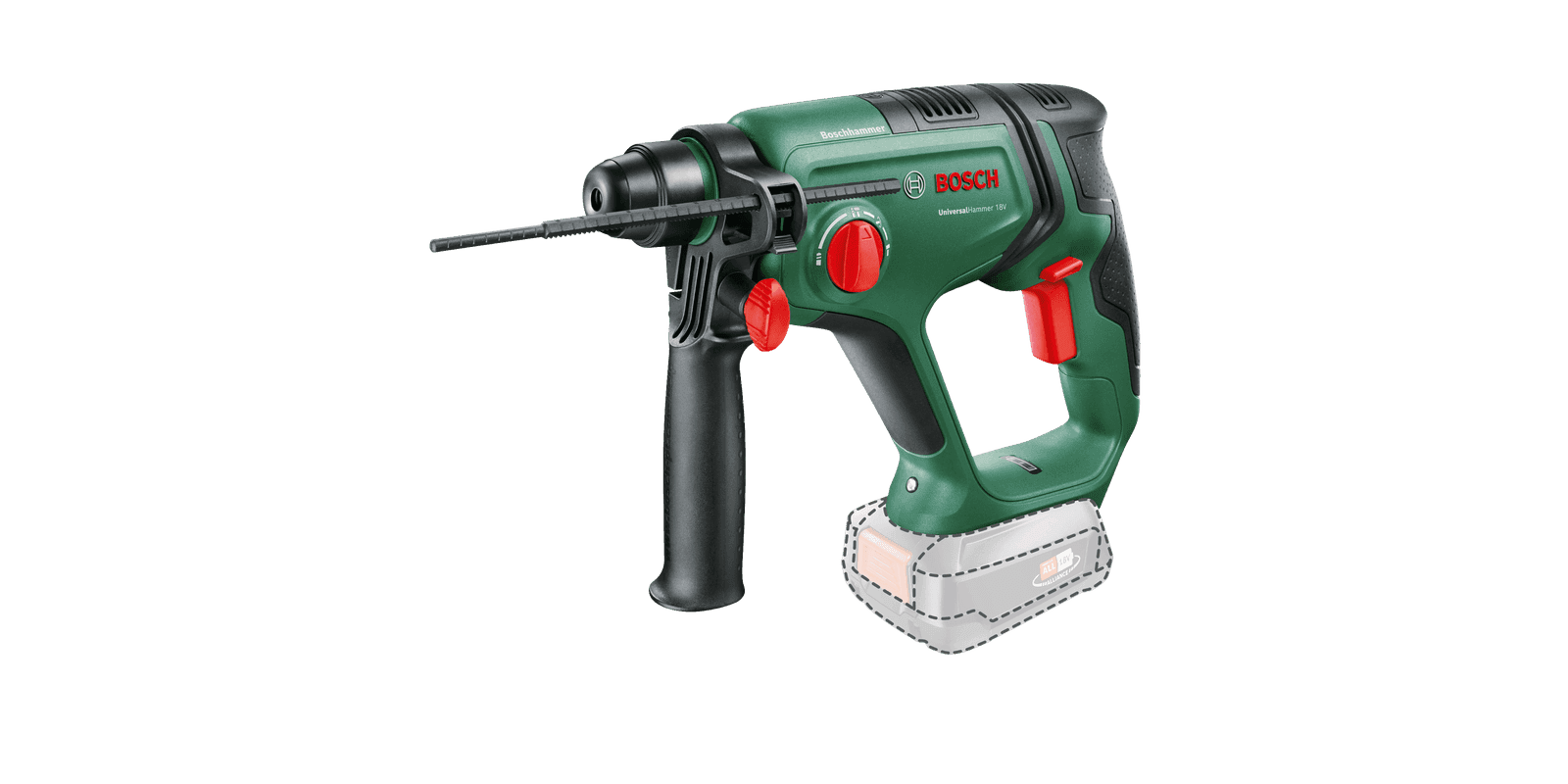 Bosch UniversalHammer 18V Akumulatorska rotaciona čekić bušilica, Solo 06039D6000
