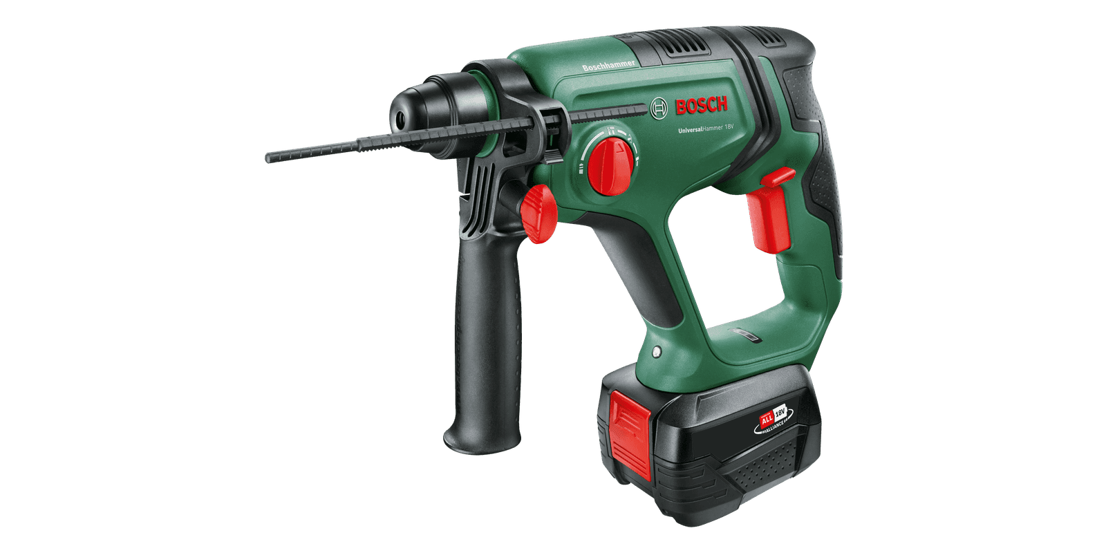 Bosch UniversalHammer 18V Akumulatorska rotaciona čekić bušilica, 1x4.0Ah + punjač AL1830 06039D6004