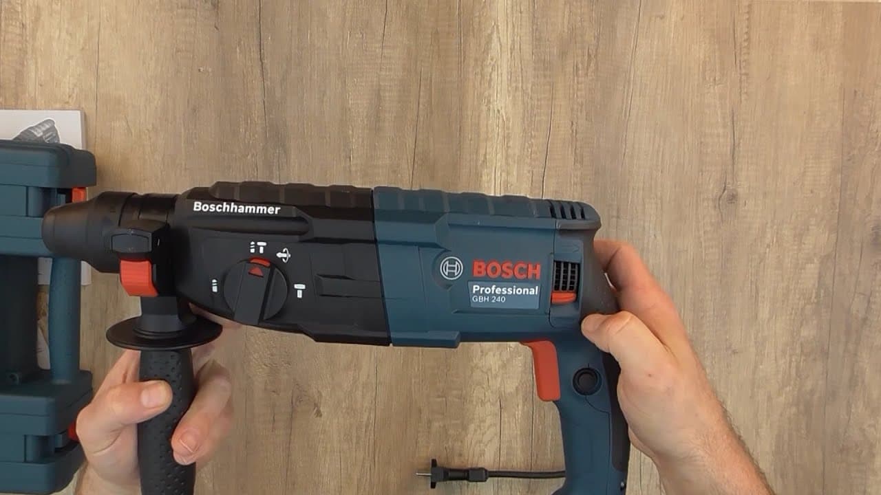 Bosch GBH 240 bušilica za beton SDS-Plus + 6-delni set burgija u koferu, 790W, 0611272102 - slika 2