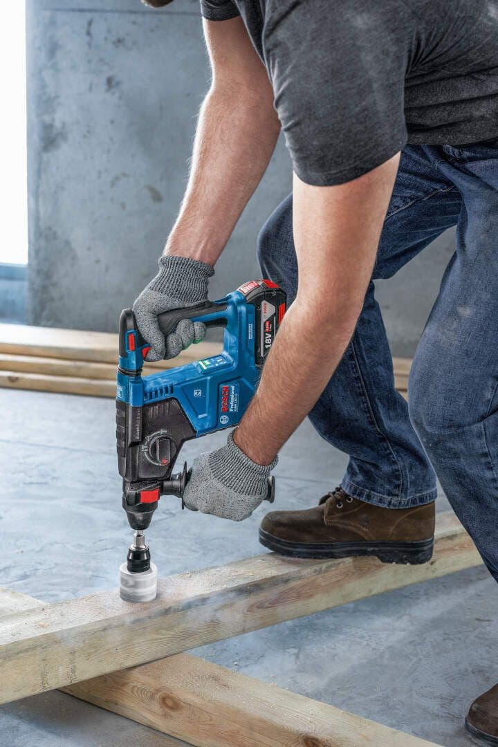Bosch GBH 187-LI akumulatorski elektro-pneumatski čekić, One Chuck stezna glava, 2x5,0Ah, 0611923121 - slika 4