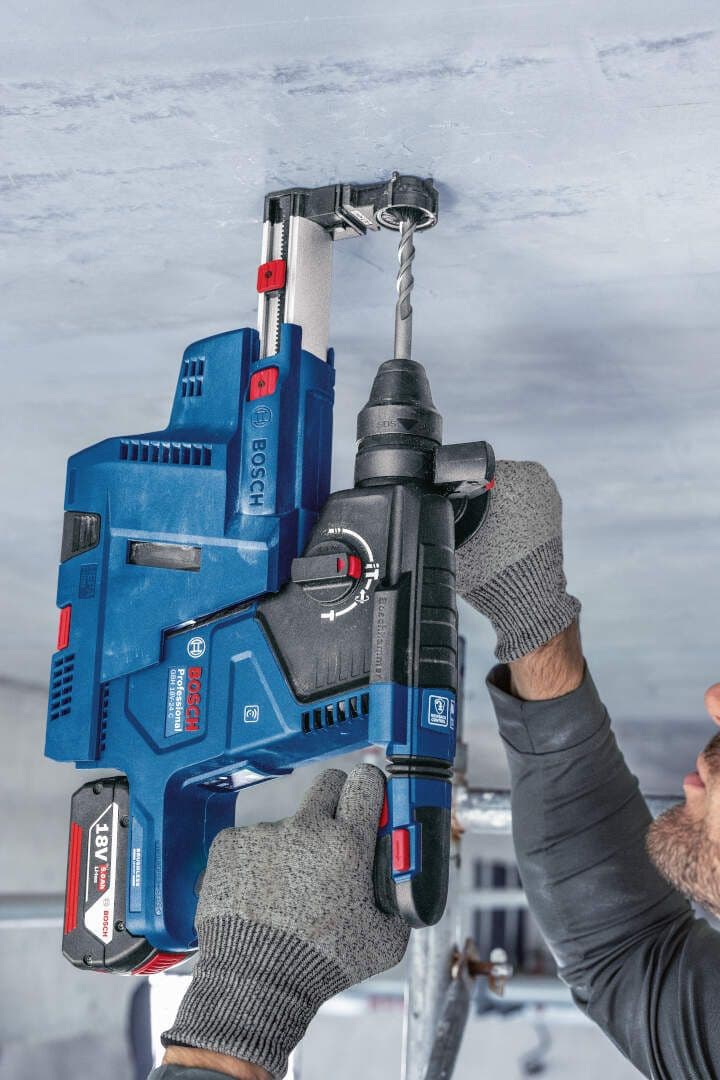 Bosch GBH 187-LI akumulatorski elektro-pneumatski čekić, One Chuck stezna glava, 2x5,0Ah, 0611923121 - slika 5