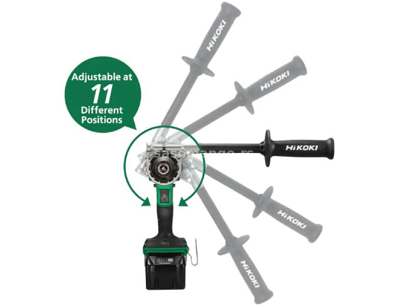 Hikoki DS18DC-WHZ Akumulatorska vibraciona bušilica 18V 2x4,0 Ah - slika 4