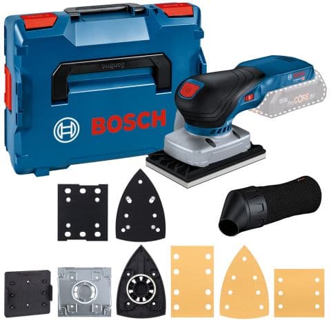 Bosch GSS 18V-13 Akumulatorska vibraciona brusilica-šlajferica u L-Boxx koferu, Solo 06019L0101
