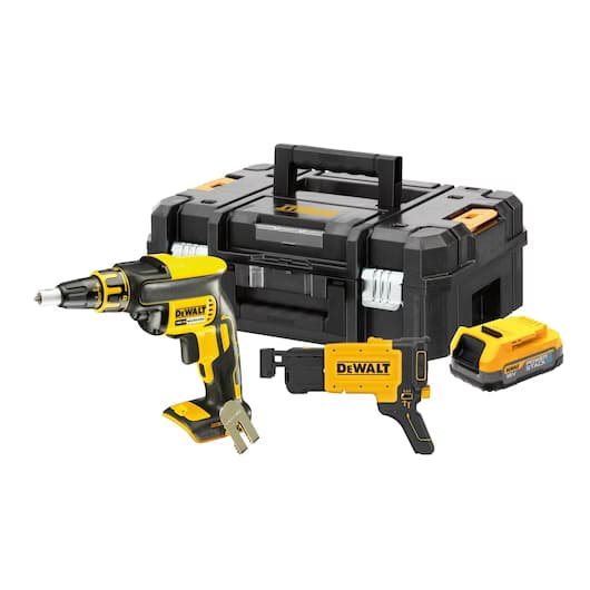 DeWalt DCF620E1K Akumulatorski šauber za gips sa redenikom, 1x 1.7Ah PowerStack baterija - slika 2