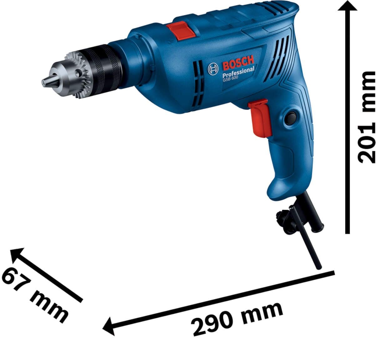 Bosch Vibraciona bušilica GSB 600, 600 W 06011A0320 - slika 5