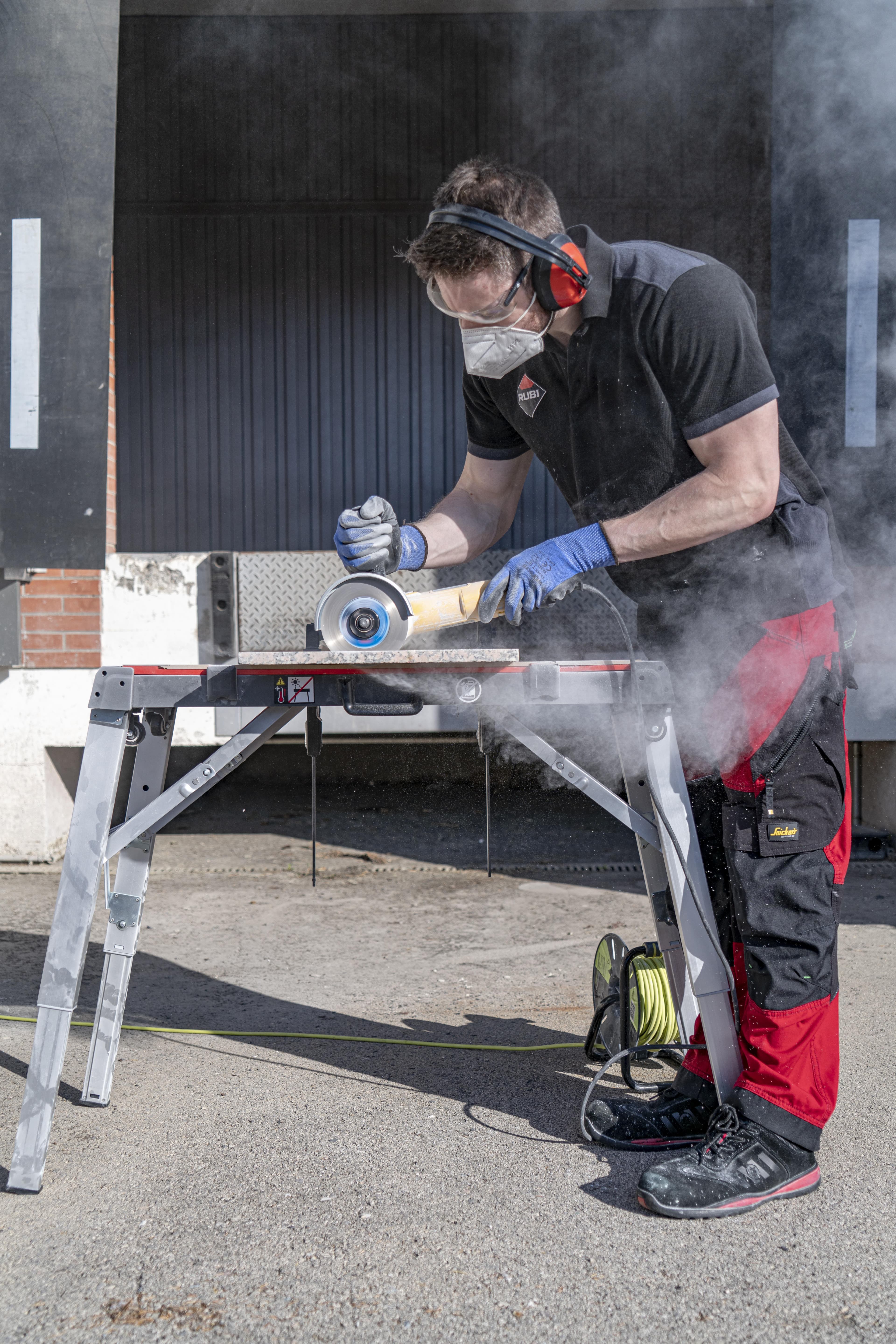 RUBI 40917 TGS 115 SUPERPRO dijamantska ploča za sečenje i brušenje keramike - univerzalna, 115mm - slika 8