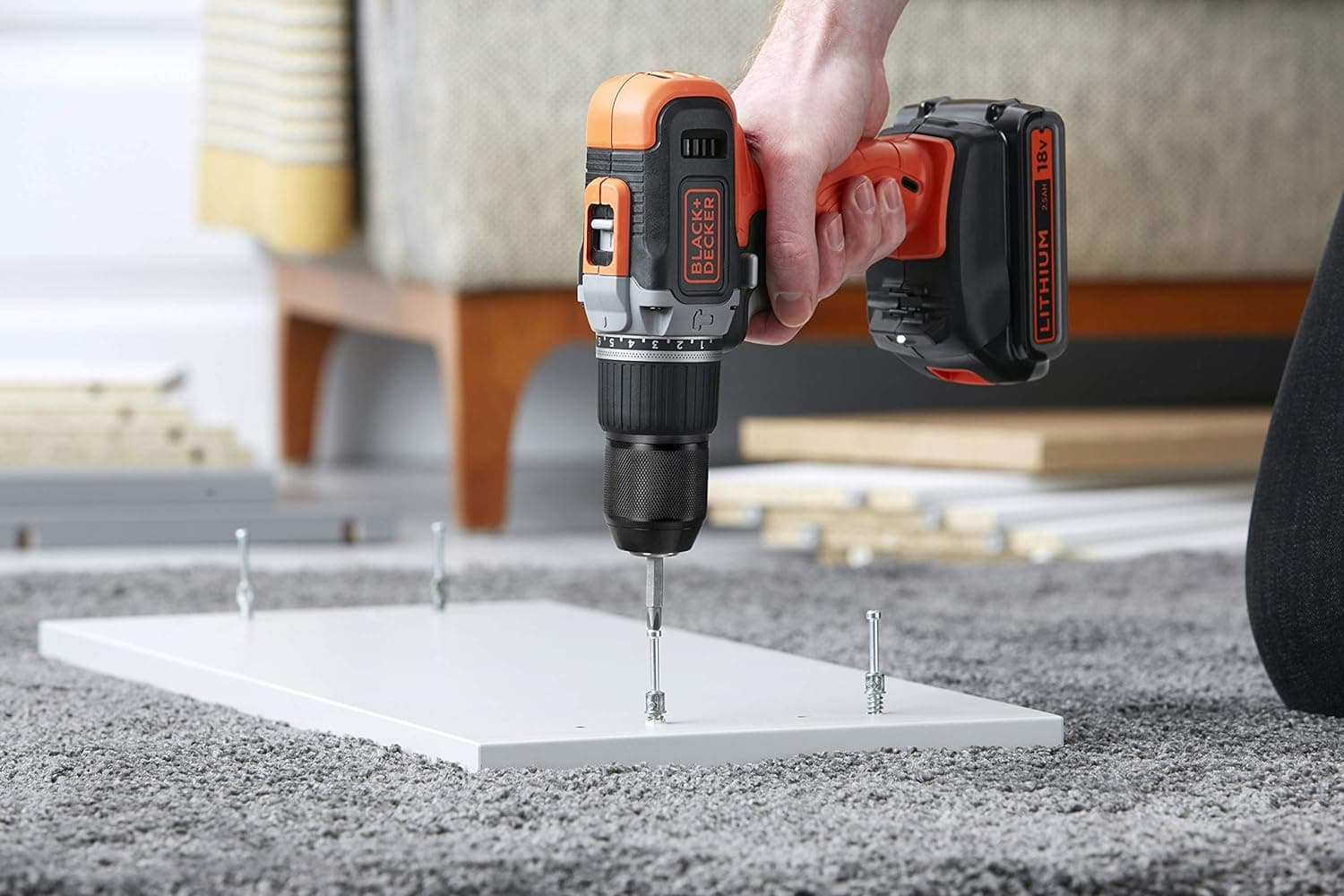 Black + Decker BCD003ME2K Akumulatorska bušilica 2x2.5Ah - slika 6