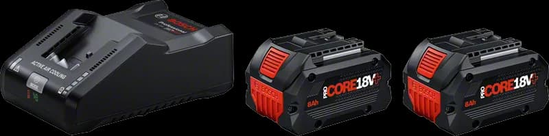 Bosch Set 2x PROCORE18V+ 8.0Ah baterija + punjač GAL 18V-160 C 1600A02X03 - slika 2