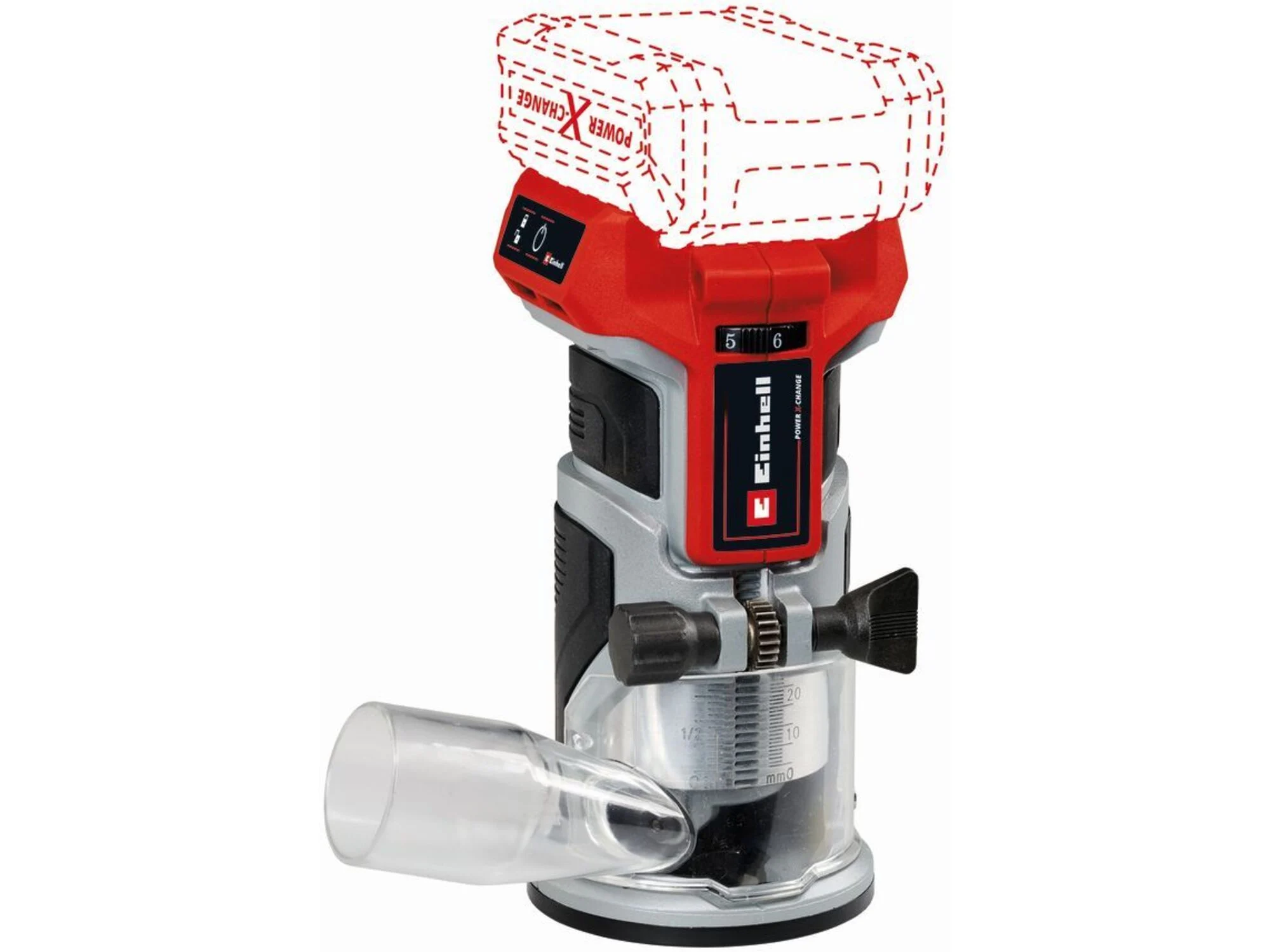 Einhell TP-ET 18 Li BL Akumulatorska jednoručna glodalica, bez baterije i punjača - slika 4