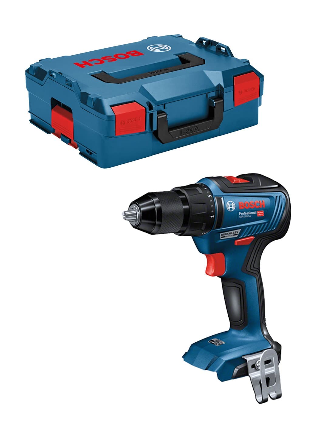 Bosch GSR 18V-55 solo L-Boxx, 06019H5203