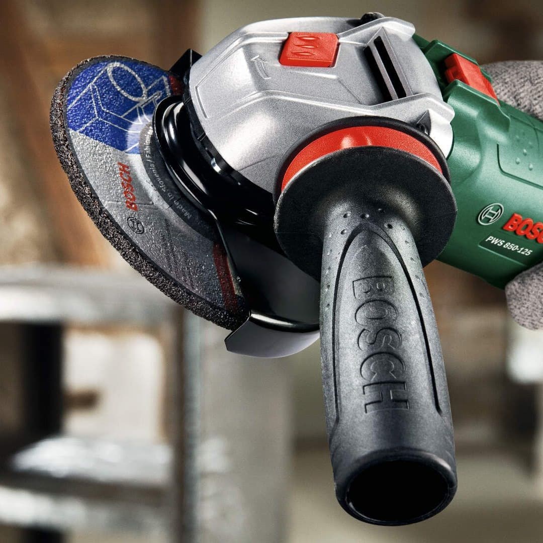 Bosch Ugaona brusilica PWS 850-125+Dijam.disk, 06033A270C - slika 2
