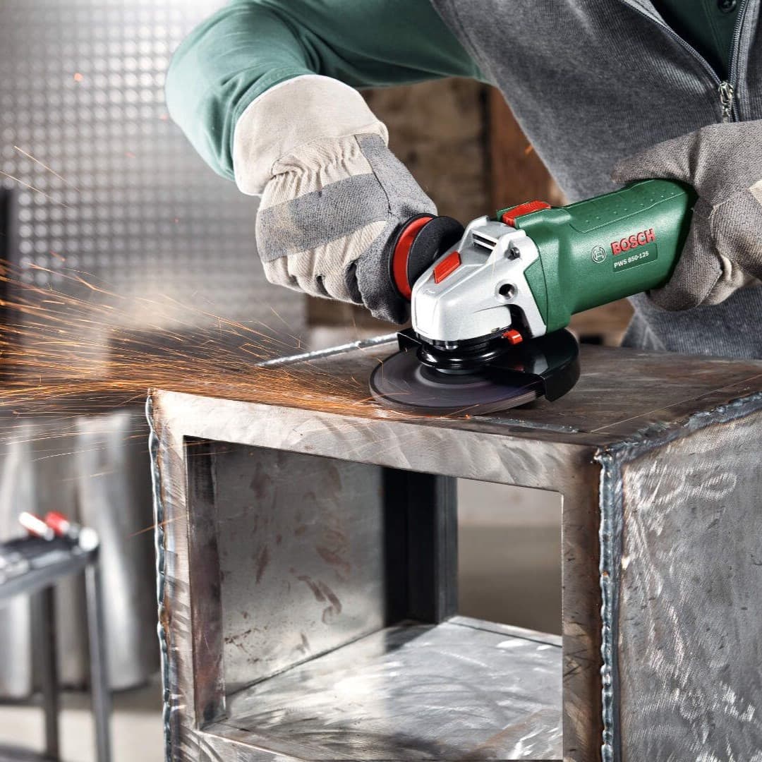 Bosch Ugaona brusilica PWS 850-125+Dijam.disk, 06033A270C - slika 3