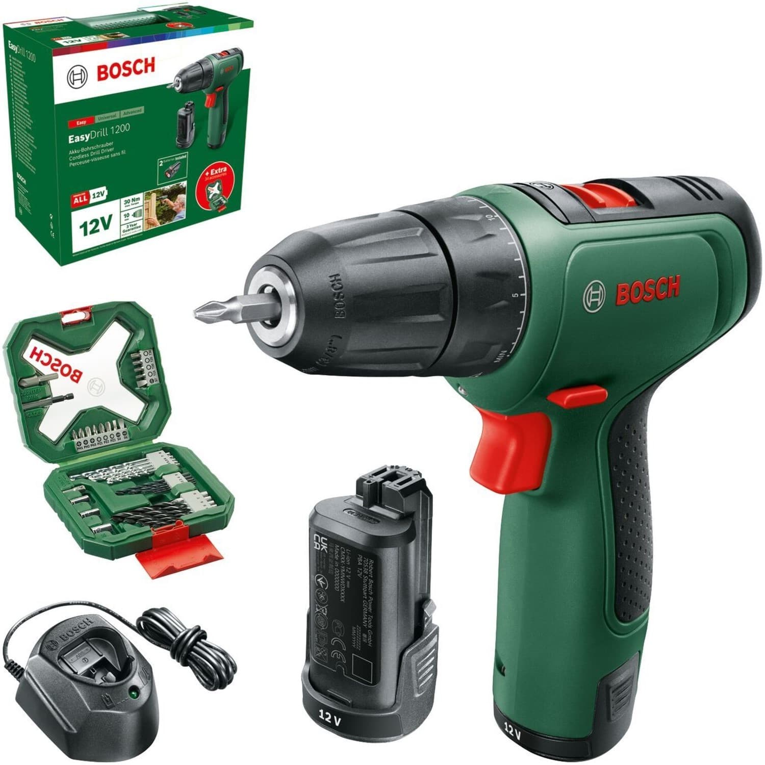 Bosch Akku-bušilica/odvrtač EasyDrill 1200, 06039D3008