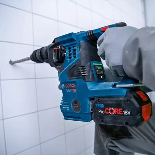 Bosch Akumulatorski elektro-pneumatski čekić za bušenje sa SDS plus prihvatom GBH 18V-28 CF Professional, u L-BOXX 238 sa 2 x 8,0 Ah ProCORE18V litijum-jonska akumulatora, stezna glava, 0611921002 - slika 3