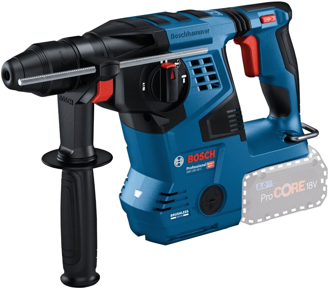 Bosch Set alata GBH 18V-28 CF + GDE 18V-16, 0611921004 - slika 2