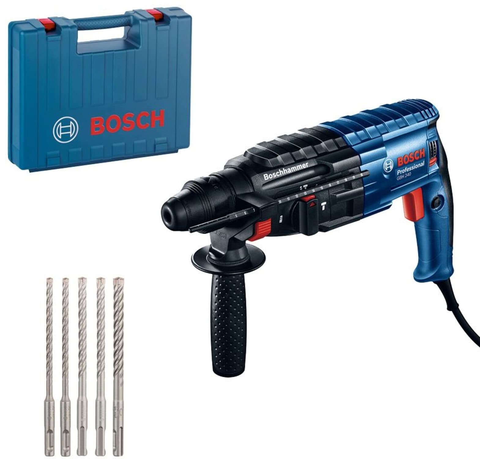 Bosch GBH 240 + SDS plus set, 0615990M99