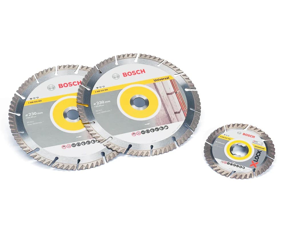 Bosch Std for Universal dijamantske ploče 230mm (2x) + 125mm X-LOCK (1x), 061599760Z
