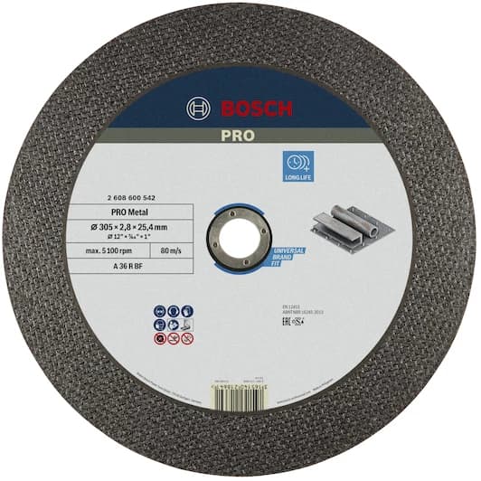 Bosch Rezna ploča ravna Expert for Metal, 2608600542