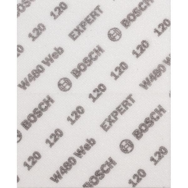 Bosch EXPERT W480 Web 1/4 Hand Sanding Sheet, 115x140 mm, G120, 2608902381