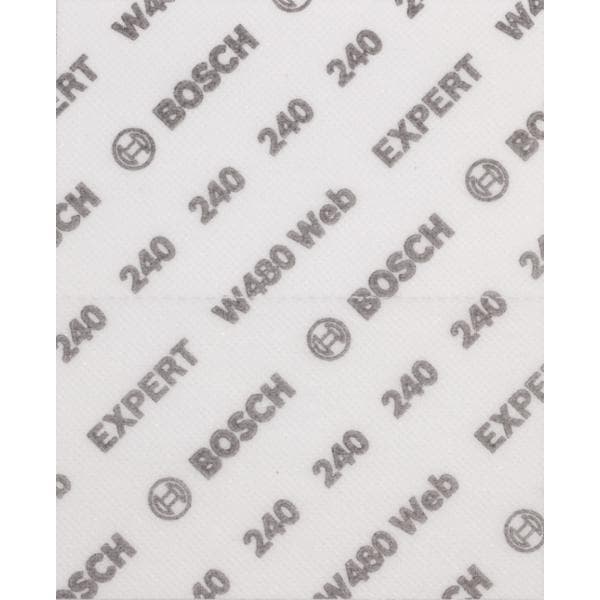 Bosch EXPERT W480 Web 1/4 Hand Sanding Sheet, 115x140 mm, G240, 2608902383