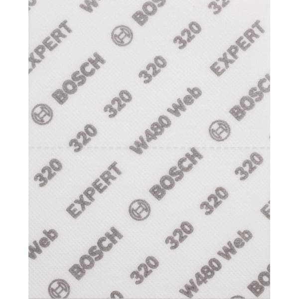 Bosch EXPERT W480 Web 1/4 Hand Sanding Sheet, 115x140 mm, G320, 2608902384